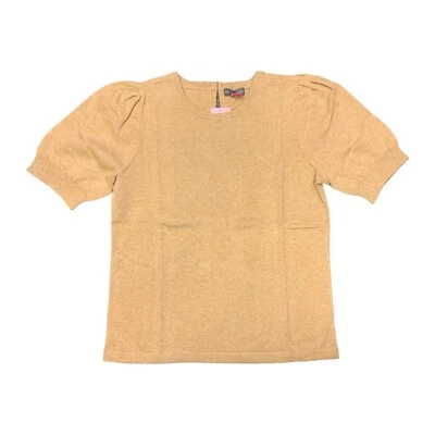 Nuevo con etiquetas Suéter Vince Camuto Para Mujer Cierre de Botones Manga Corta Latte Brezo XS Foto 1 de 2