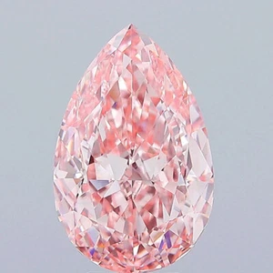 7.50 CT Pink Pear Lab Grown Diamond For Engagement Ring - IGI Certified - Picture 1 of 4