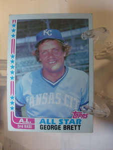 1982 Topps Baseball Card #549 - George Brett AS - Kansas City Royals   (14125)