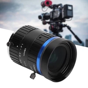 10MP HD Lens C Mount Camera Lens With Low Distortion/Manual Zoom Iris Focus For - Picture 1 of 23