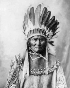 Native American Indian GERONIMO Glossy 16x20 Photo Apache Leader Print Poster - Picture 1 of 1