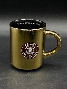 2019 Starbucks Pike Place First Store Original Logo Ceramic Demitasse Mug 4oz - Picture 1 of 8