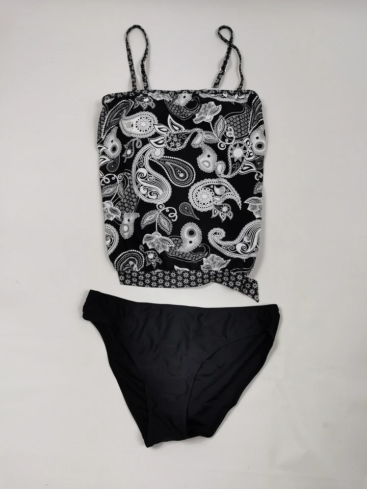 bpc selection Oversize Tankini, schwarz gemustert, Gr. 42 - Bild 1 von 1