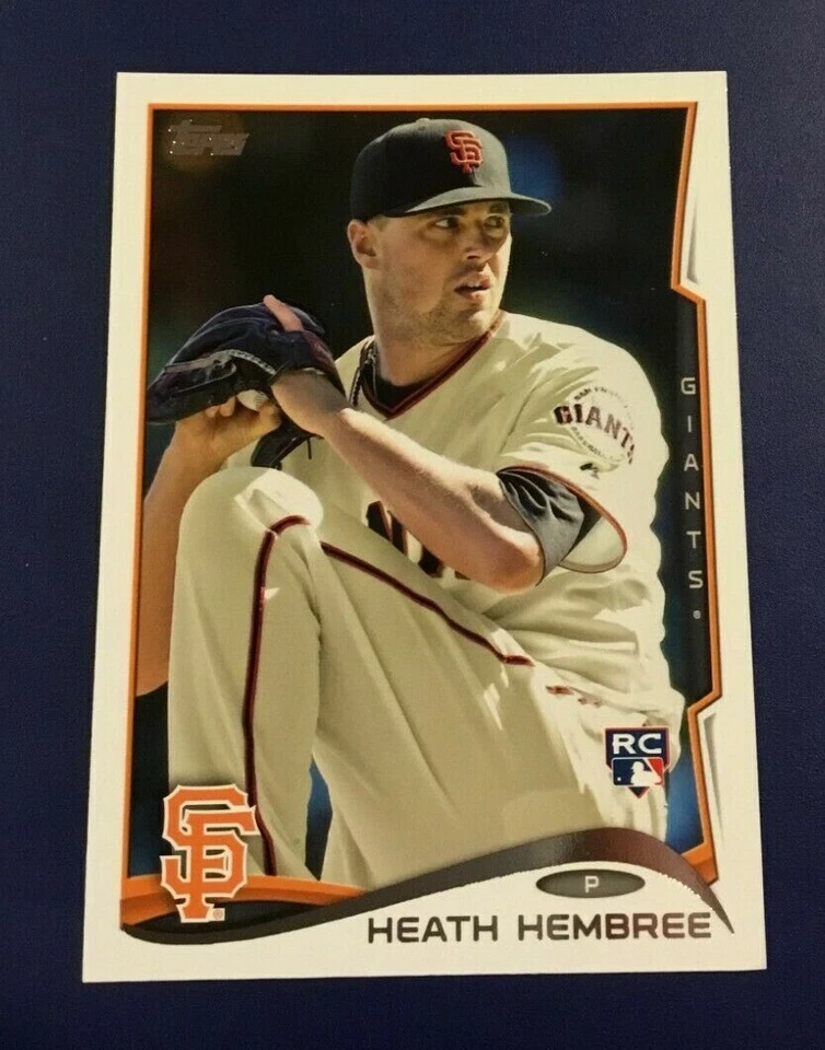 2014 Topps # 249 HEATH HEMBREE ROOKIE RC San Francisco Giants Baseball Card - Image 1 of 1