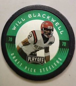 1997 Will Blackwell Chip Shot Playoff #70 Draft PIck Steelers Football - Bild 1 von 2
