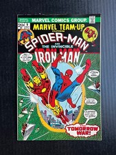 MARVEL TEAM-UP #9 May 1973 Spider-Man Invincible Iron-Man VS KANG