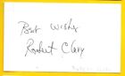C-ROBERT CLARY autographed card  with COA
