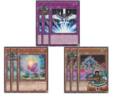 Yugioh! 3x Stardust Xiaolong Converging Wishes Majestic Dragon KICO 1st Ed NM