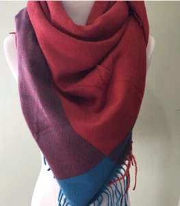 Women’s Winter Oversized Blanket Scarf & Wraps 53”x53” - Picture 1 of 6