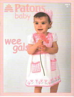 Wee Gals Patons Pattern Book 500979 - Image 1 of 4