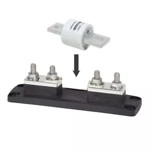 250A/350A/400A 125V Classe T Fusibile Soffiaggio Rapido AC/DC Cortocircuito estremamente veloce - Foto 1 di 11
