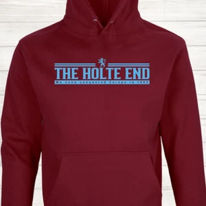 Aston Villa AVFC The Holte End Claret and Blue Up the Villa UTV Fußball Hoodie - Bild 1 von 11