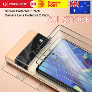 2Pcs/Set For Google Pixel 6/6 Pro Tempered Glass Screen + Camera Lens Protector - Picture 1 of 11