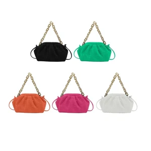 Fashionable Pleated Pouch Y2K Tote Soft Cloud Bag Handbag Women s Shoulder Bags - Picture 1 of 13