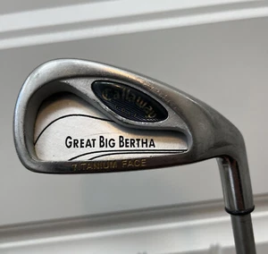 Callaway Great Big Bertha Titanium Face Single 4-Iron RH Graphite 60 Firm 39” - Picture 1 of 9