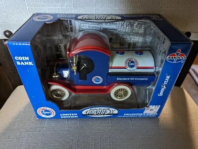 1912 FORD TANKER Standard Oil Company Gearbox Coin Bank Die Cast 1:24 Scale NIB - Image 1 of 4