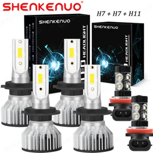 For Mercedes Benz GL450 2007-2012 E320 2008-2009 LED Headlight + Fog Light Bulbs - Picture 1 of 13