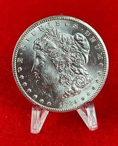 1884 CC Morgan Silver Dollar  - Picture 1 of 7
