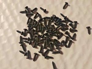 #2 x 1/4" PAN HEAD PHILLIPS SHEET METAL SCREWS AB-PT BLACK OXIDE STEEL - Picture 1 of 1
