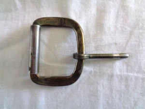 Gürtelschnalle „W“ oder „M“ im Kreis mit Anker (#6239) - Bild 1 von 6