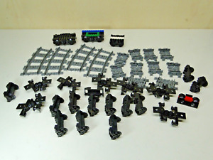LEGO Train Parts & Pieces Lot  Track Magnet Base Wheels Rail CITY