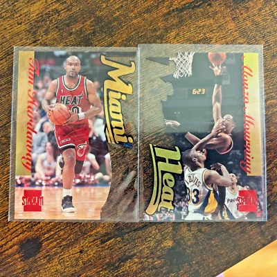 1996 Topps Stadium Club Fusion Alonzo Mourning Tim Hardaway - Image 1 of 2