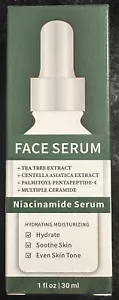 Face Serum w/Tea Tree Oil For Glowing Skin, Wrinkles. Women Men Beauty MSRP $49 - Picture 1 of 11