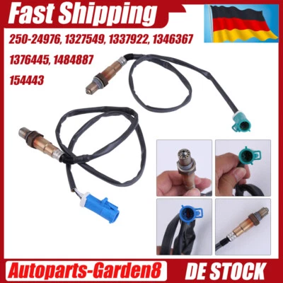 2x Sonda lambda para Ford Focus C-Max Focus II III Mondeo IV Galaxy S-Max Fiesta V - Imagen 1 de 4