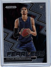 2023-24 PANINI PRIZM DRAFT PICKS VICTOR WEMBANYAMA FEARLESS ROOKIE RC SPURS