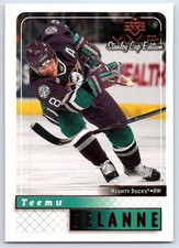 1999-00 Upper Deck MVP Stanley Cup Teemu Selanne Anaheim Mighty Ducks #1