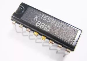 Sn 74193 = K155IE7 Ttl Ic 4Bit Compteur Binaire #AF41 - Bild 1 von 3