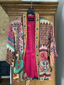 Etro Mantel Jacke Kimono Seide dt. Größe 38 40 42 traumhaft TOPP - Bild 1 von 7