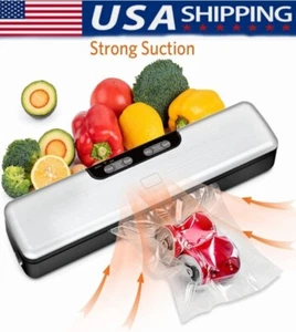 Vacuum Sealer Machine Seal Food Storage Saver System For Home Kitchen - Picture 1 of 15