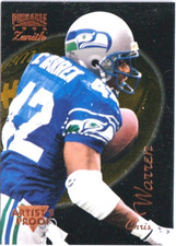 1996 Zenith CHRIS WARREN SP Artist Proof!! Seahawks Fernum