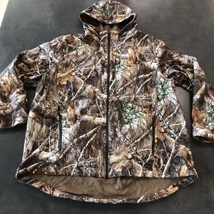 REALTREE Scent-Factor Giacca Uomo Mimetica Full Zip Caccia Uomo 2XL Impermeabile - Foto 1 di 20