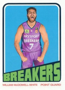 2022-23 Topps NBL WILLIAM MCDOWELL-WHITE #72-12 1972 TOPPS RETRO BREAKERS - Picture 1 of 2