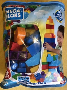 Mega Bloks First Builders Big Building Bag mit großen Bausteinen, Gebäude 80 - Bild 1 von 3