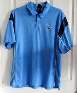 Tennessee Titans NFL Team Apparel Men’s XL Polo Shirt Blue - Picture 1 of 9