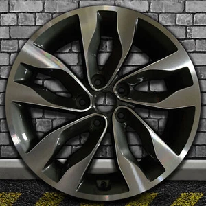 Dark Metallic Charcoal Machined Factory Wheel for Kia Optima - 18x7.5 - Picture 1 of 3