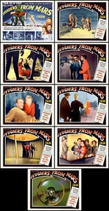 INVADERS FROM MARS Komplettsatz 9 einzelne 11x14 LC Drucke 1953 SCI-FI - Bild 1 von 1