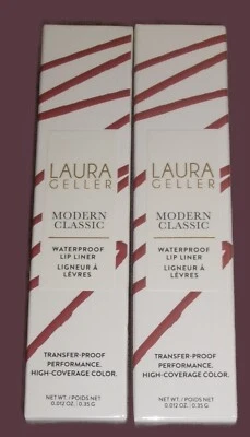 LAURA GELLER Radiant Rose Modern Classic Lip Liner Waterproof Lot of 2 NEW - Image 1 of 4