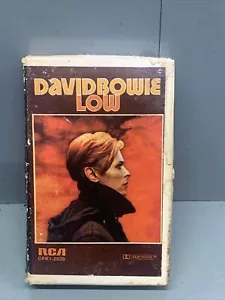 David Bowie Low Cassette ๐ฅ Rare Paper Label BOX ๐ Classic Rock 70's TESTED - Picture 1 of 5