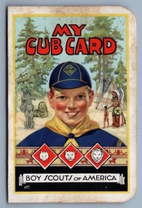 Tarjeta de membresía 1942 Cub Scout Pack #46 Charlotte NC papeleo BSA - Imagen 1 de 3