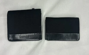 Juego de microfibra plegable y portatarjetas Lauren Ralph Lauren para mujer nuevo con etiquetas - Imagen 1 de 10