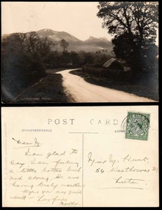 1917 TOTTERNHOE KNOLL Bedfordshire RPPC Postcard by P. Baker of Leighton Buzzard - Photo 1/1