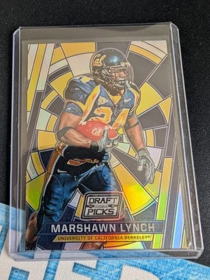MARSHAWN LYNCH 2016 Prizm Draft Stained Glass SP #61 - Image 1 of 2
