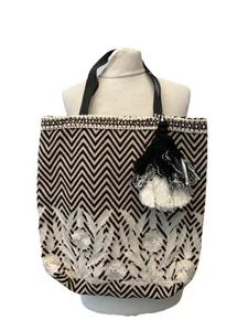john lewis weekend bag Black Mix Tote One Size Women’s - Picture 1 of 11