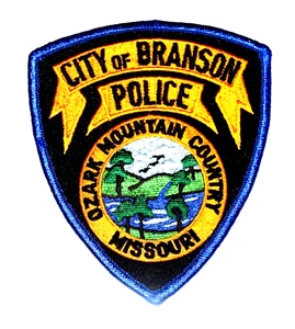BRANSON MISSOURI MO Police Patch OZARK MOUNTAIN COUNTRY  - Bild 1 von 1