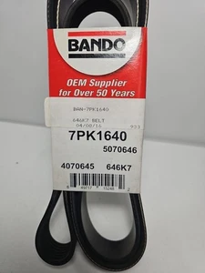 Bando 7PK1640 SERPENTINE BELT - Bild 1 von 3