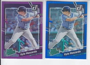 2 - 2023 Donruss KYLE MANZARDO Blue Holo + raggi viola #90 - Foto 1 di 2